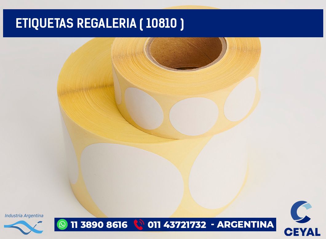 ETIQUETAS REGALERIA ( 10810 )