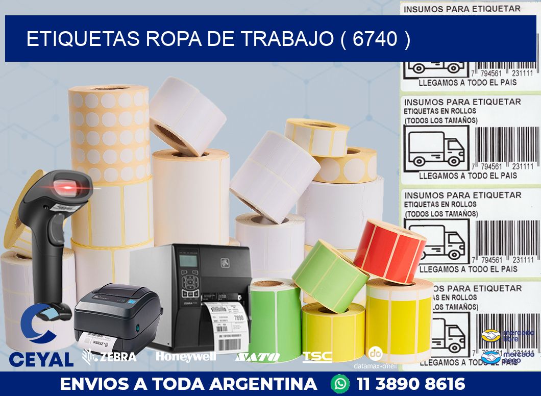 ETIQUETAS ROPA DE TRABAJO ( 6740 )