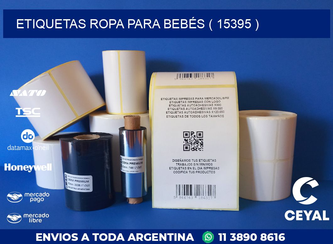 ETIQUETAS ROPA PARA BEBÉS ( 15395 )