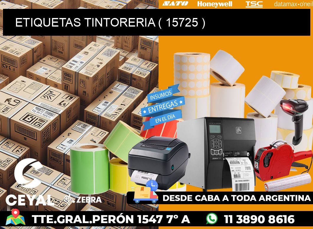 ETIQUETAS TINTORERIA ( 15725 )