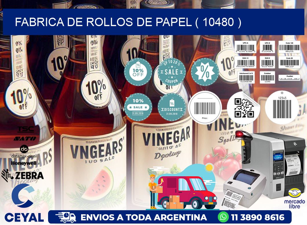 FABRICA DE ROLLOS DE PAPEL ( 10480 )