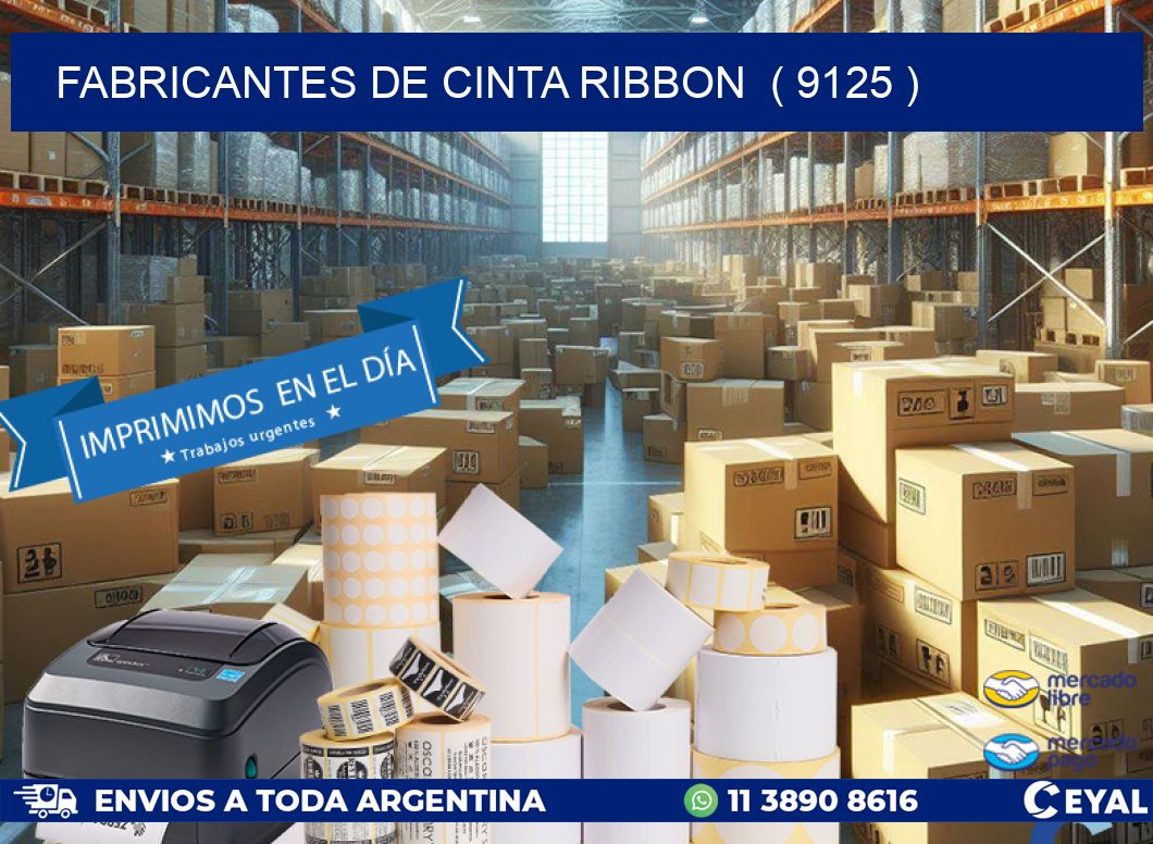 FABRICANTES DE CINTA RIBBON  ( 9125 )