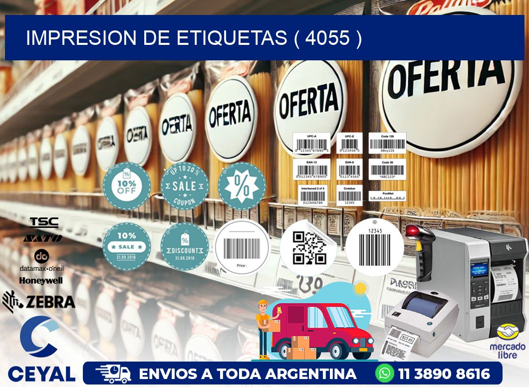 IMPRESION DE ETIQUETAS ( 4055 )