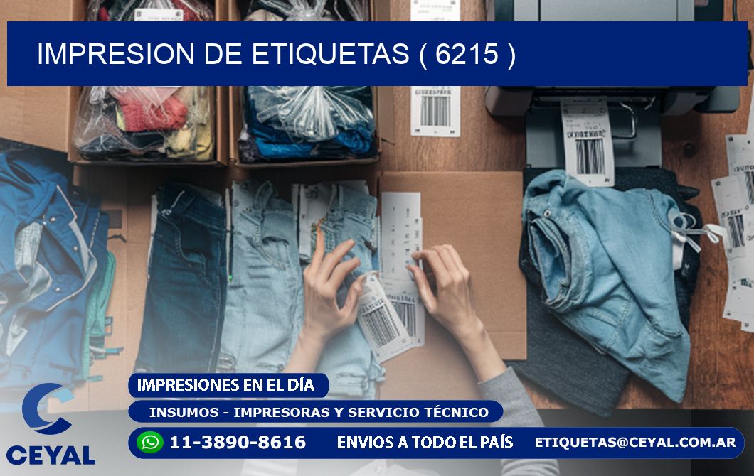 IMPRESION DE ETIQUETAS ( 6215 )