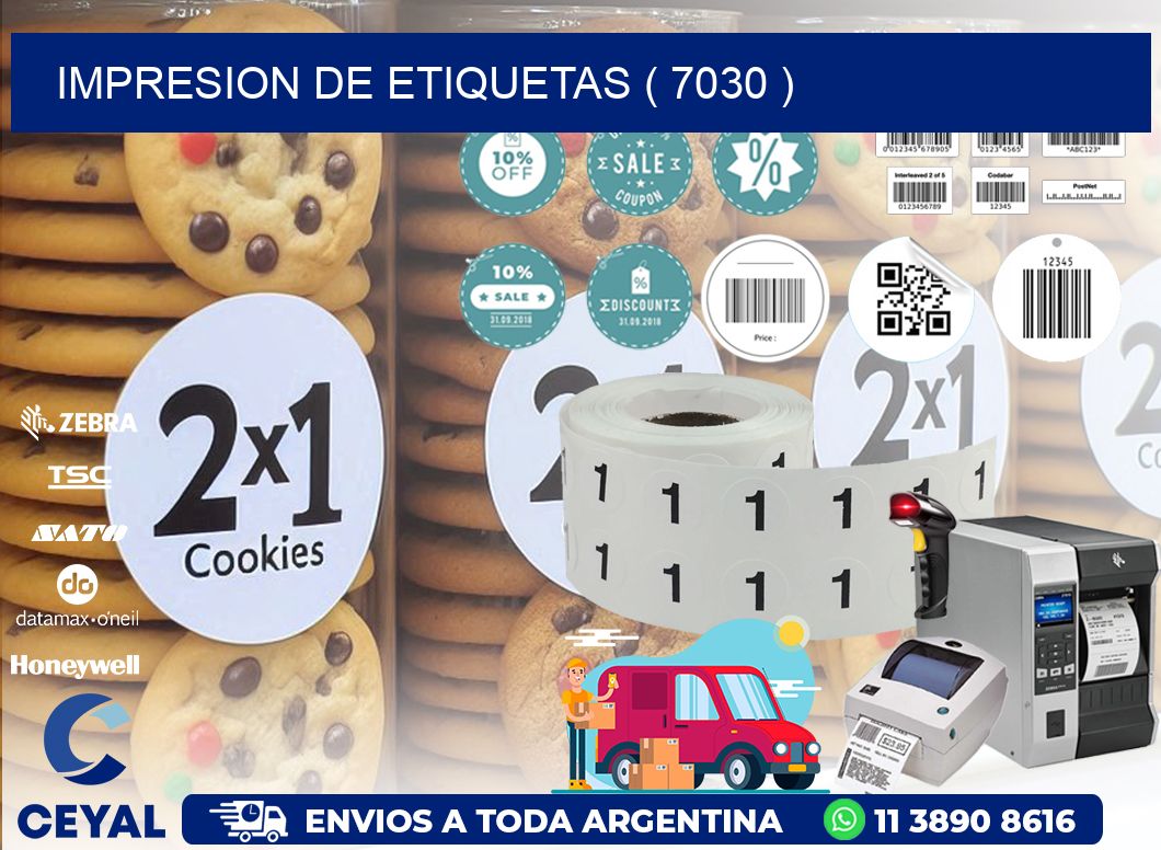 IMPRESION DE ETIQUETAS ( 7030 )