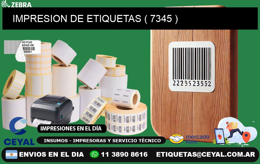 IMPRESION DE ETIQUETAS ( 7345 )