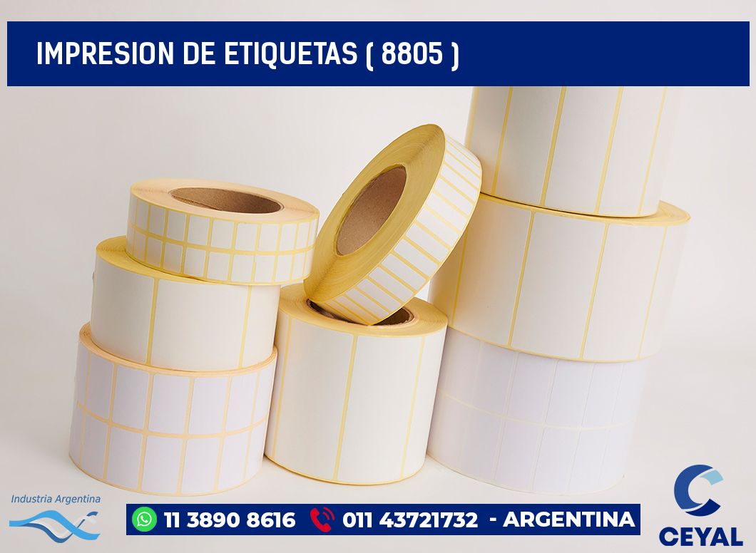 IMPRESION DE ETIQUETAS ( 8805 )
