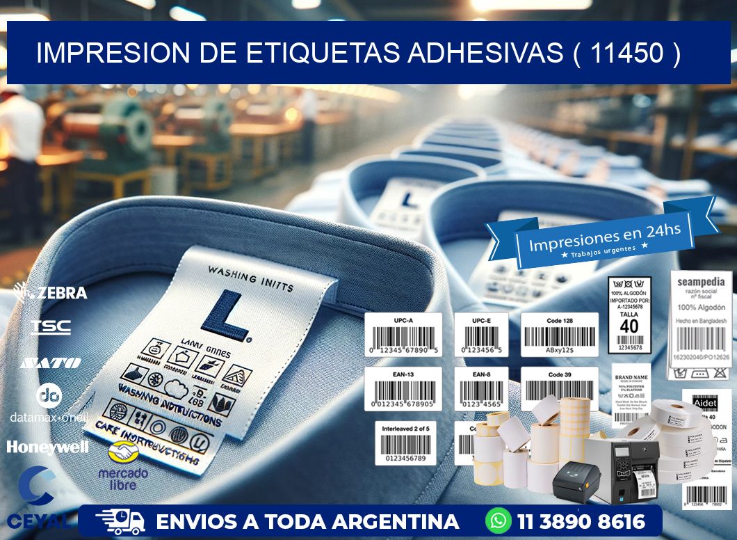 IMPRESION DE ETIQUETAS ADHESIVAS ( 11450 )