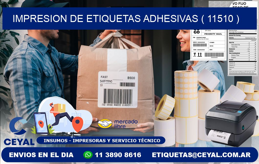 IMPRESION DE ETIQUETAS ADHESIVAS ( 11510 )