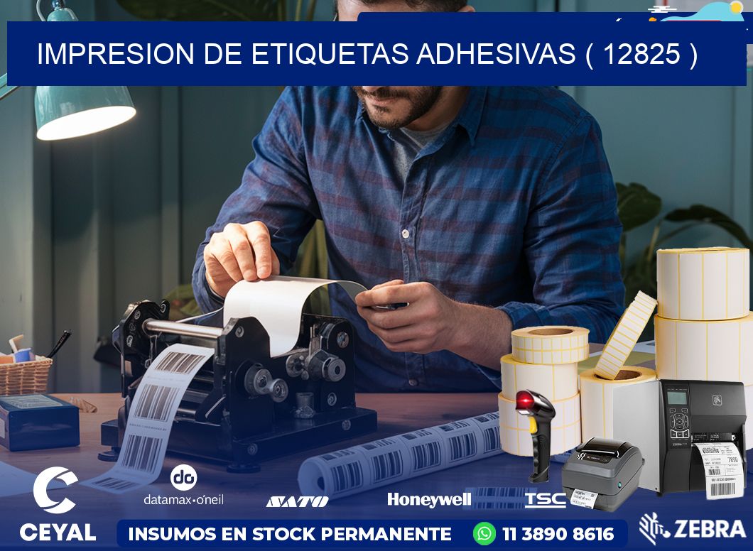 IMPRESION DE ETIQUETAS ADHESIVAS ( 12825 )