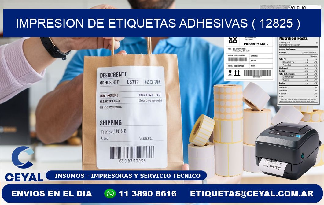 IMPRESION DE ETIQUETAS ADHESIVAS ( 12825 )