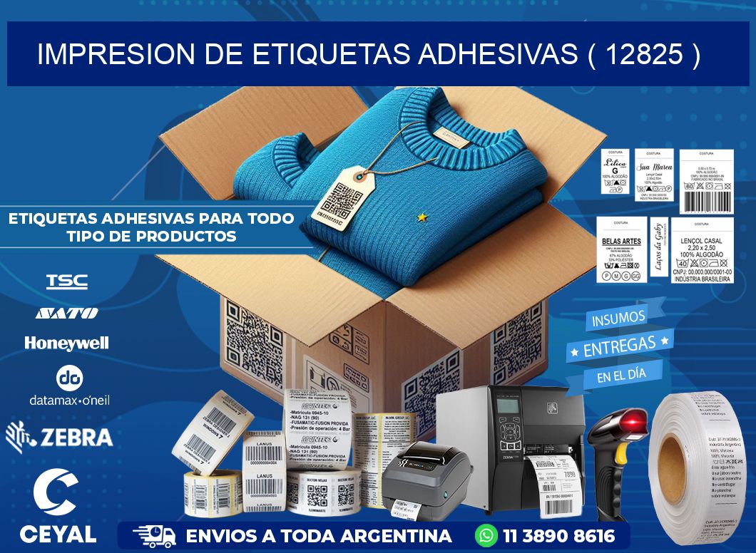 IMPRESION DE ETIQUETAS ADHESIVAS ( 12825 )
