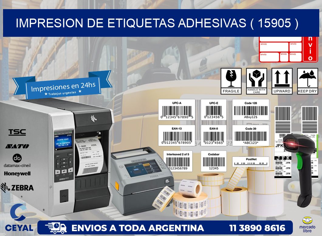IMPRESION DE ETIQUETAS ADHESIVAS ( 15905 )