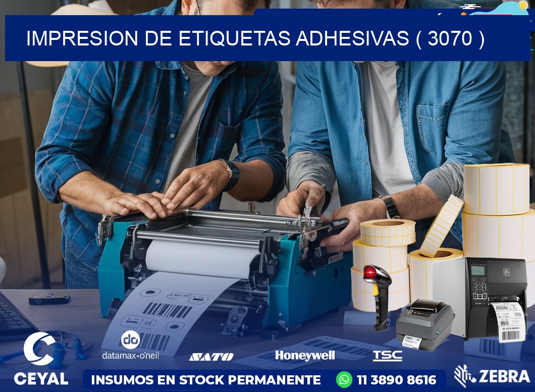 IMPRESION DE ETIQUETAS ADHESIVAS ( 3070 )