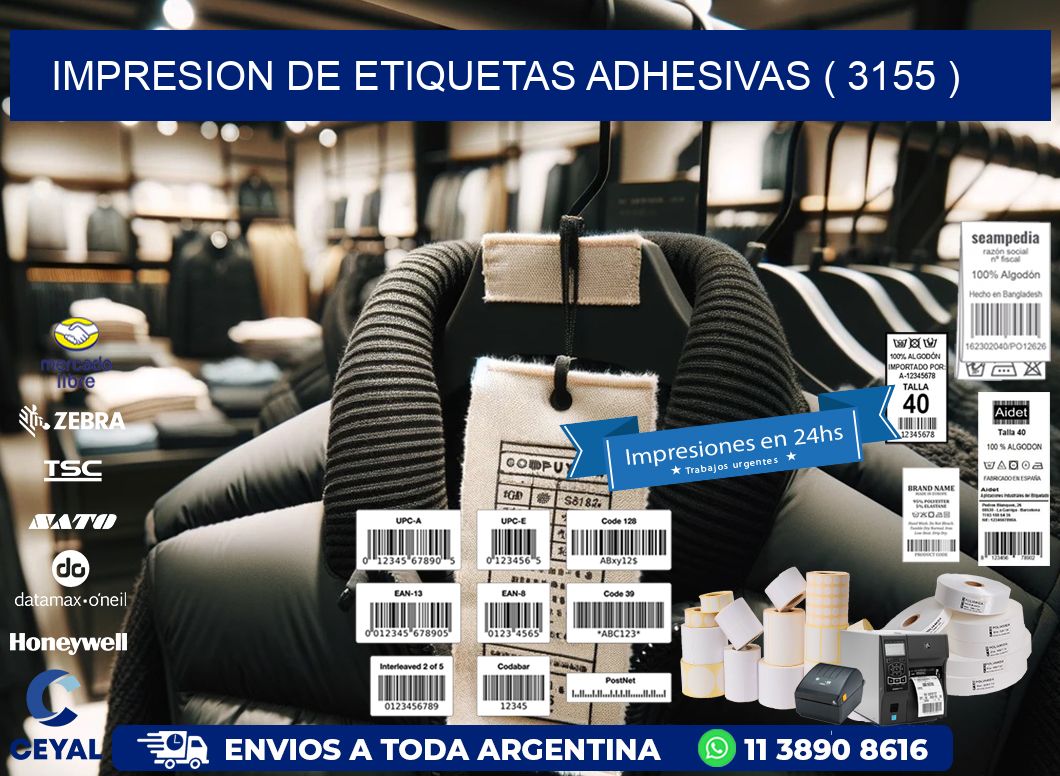IMPRESION DE ETIQUETAS ADHESIVAS ( 3155 )