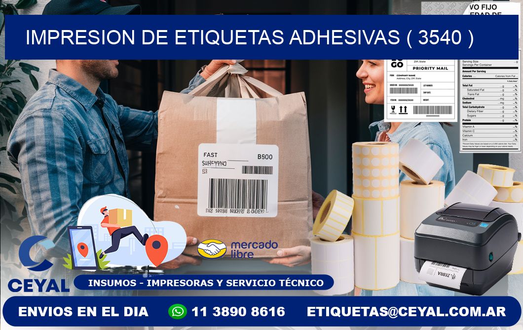 IMPRESION DE ETIQUETAS ADHESIVAS ( 3540 )