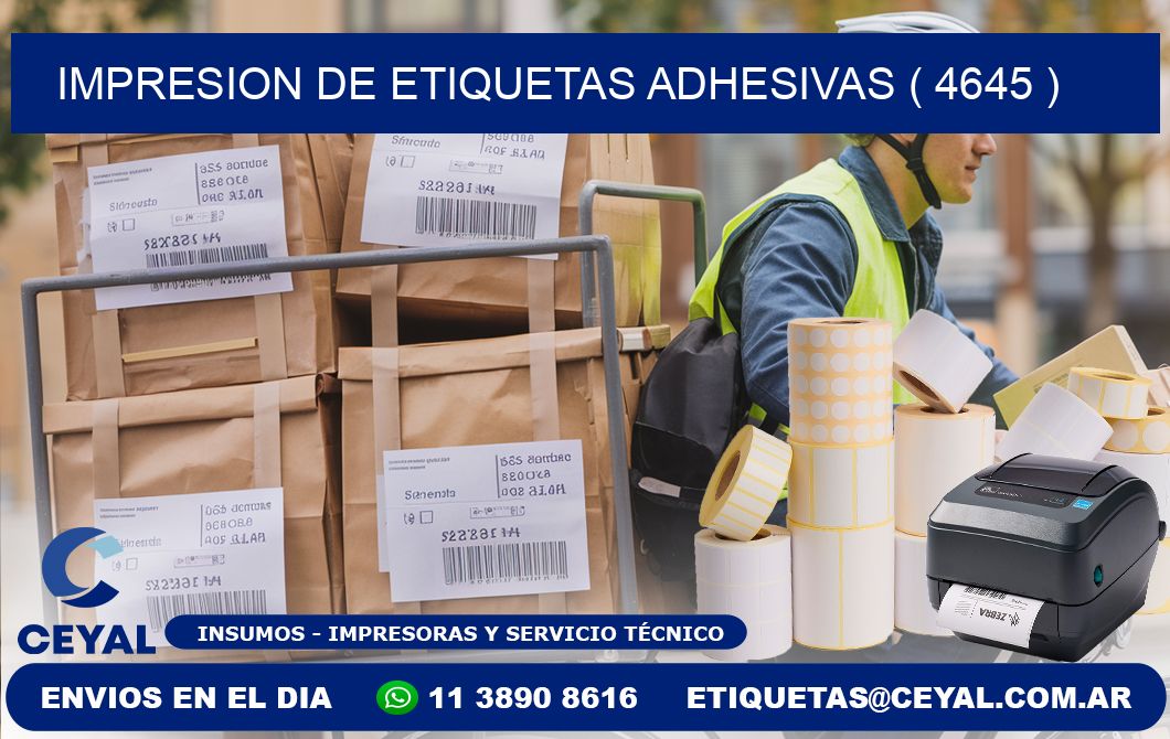 IMPRESION DE ETIQUETAS ADHESIVAS ( 4645 )