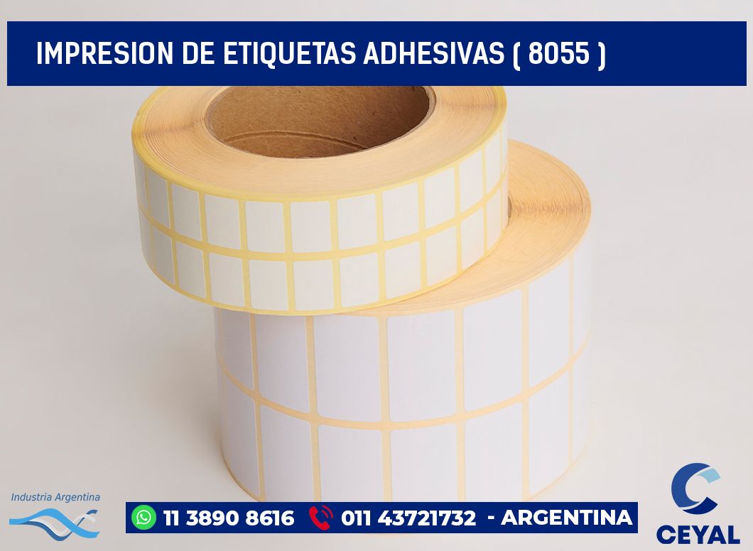IMPRESION DE ETIQUETAS ADHESIVAS ( 8055 )