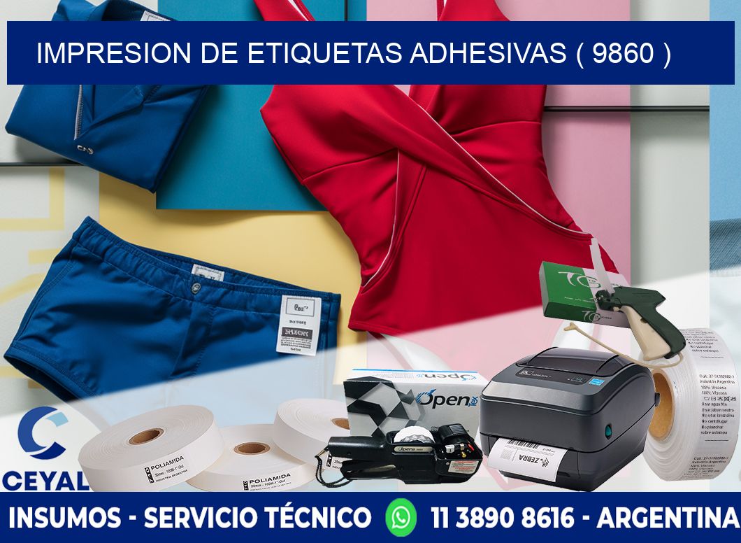 IMPRESION DE ETIQUETAS ADHESIVAS ( 9860 )