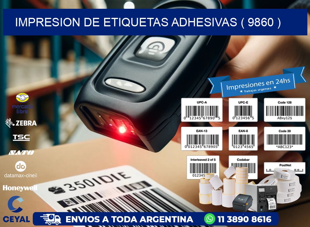 IMPRESION DE ETIQUETAS ADHESIVAS ( 9860 )