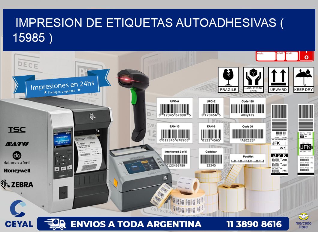 IMPRESION DE ETIQUETAS AUTOADHESIVAS ( 15985 )