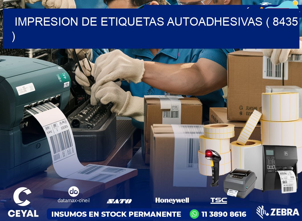 IMPRESION DE ETIQUETAS AUTOADHESIVAS ( 8435 )