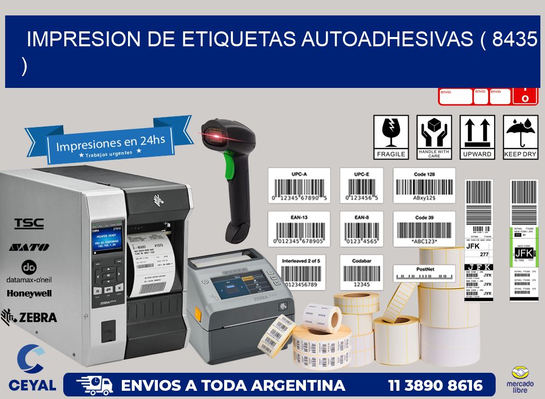 IMPRESION DE ETIQUETAS AUTOADHESIVAS ( 8435 )