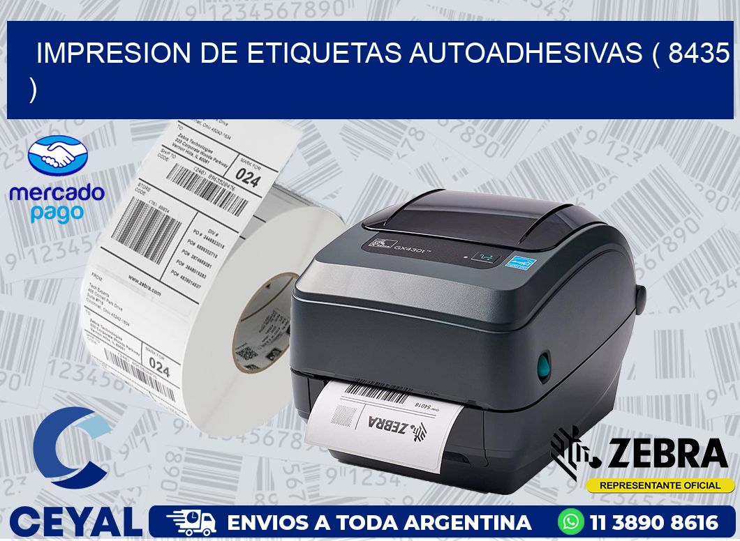 IMPRESION DE ETIQUETAS AUTOADHESIVAS ( 8435 )