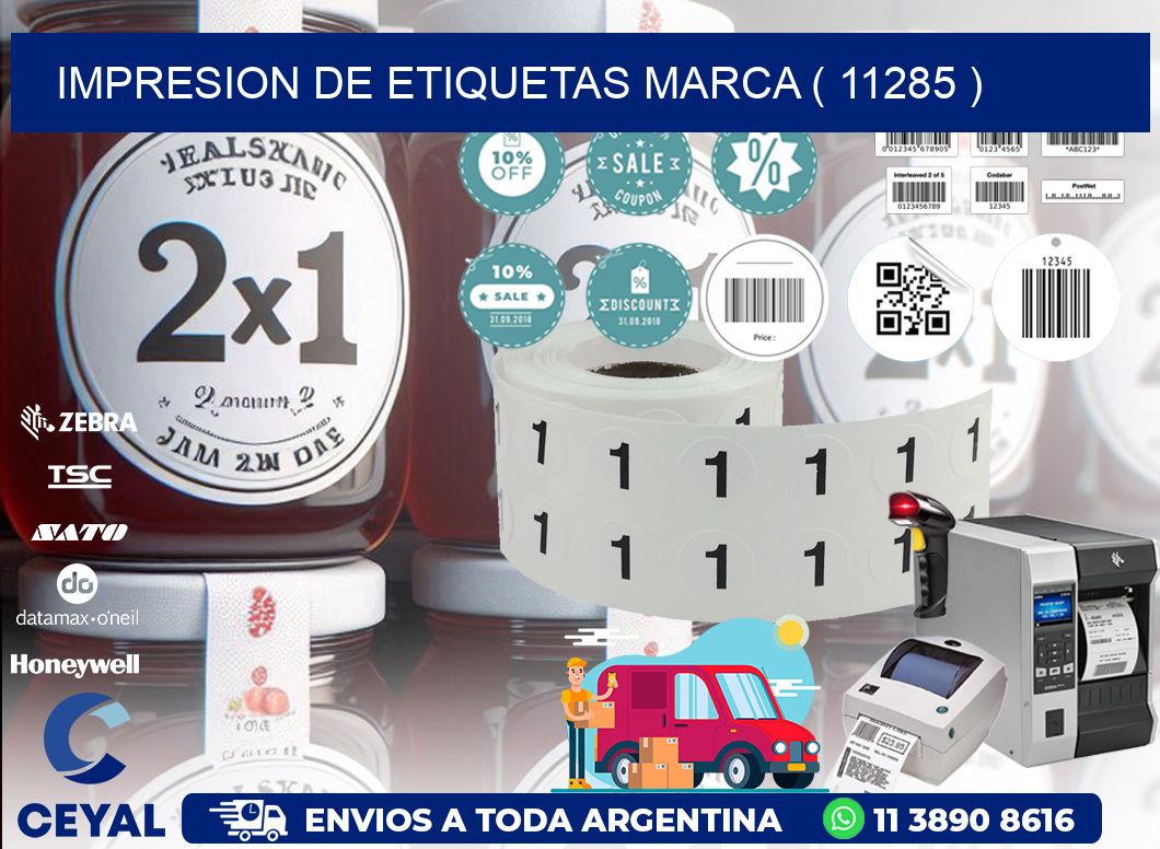 IMPRESION DE ETIQUETAS MARCA ( 11285 )