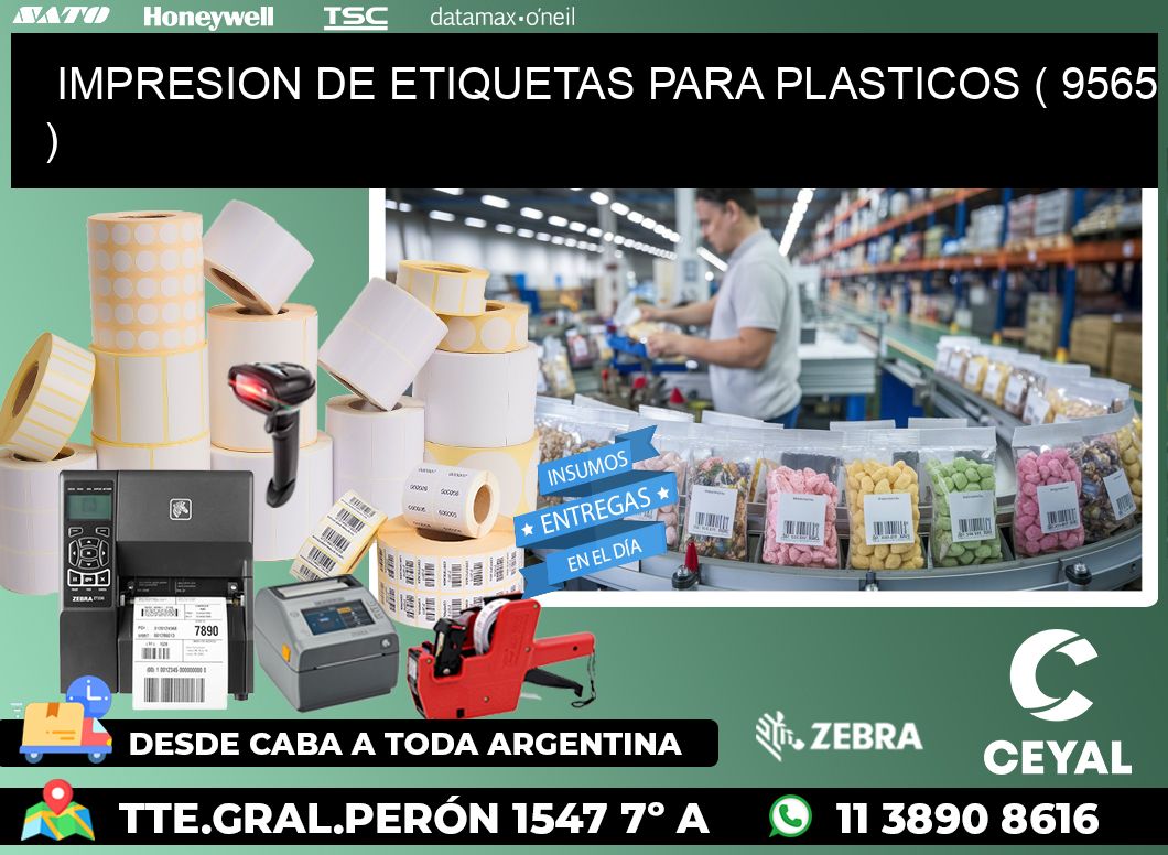 IMPRESION DE ETIQUETAS PARA PLASTICOS ( 9565 )