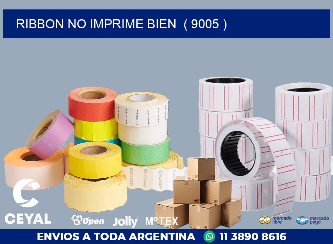 RIBBON NO IMPRIME BIEN  ( 9005 )
