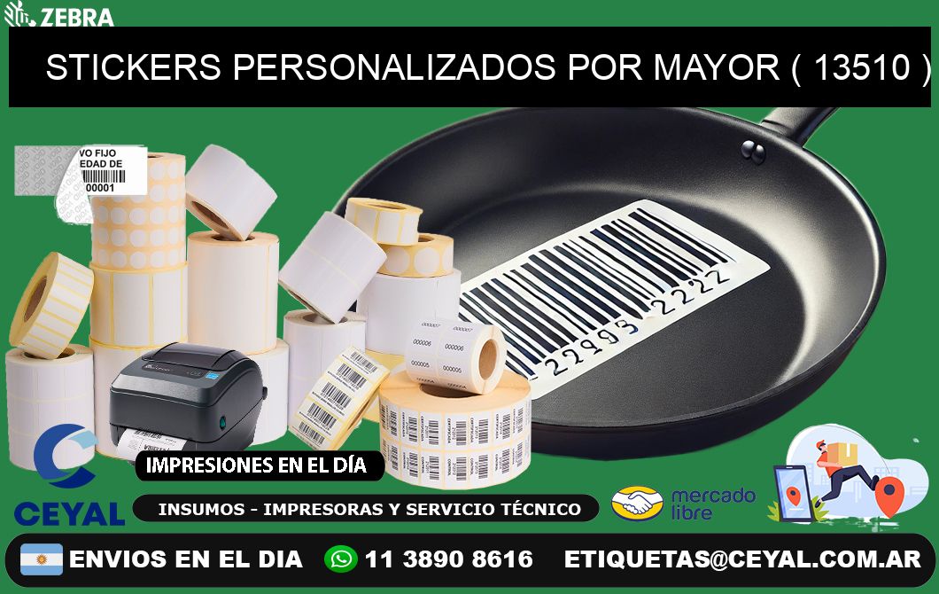 STICKERS PERSONALIZADOS POR MAYOR ( 13510 )