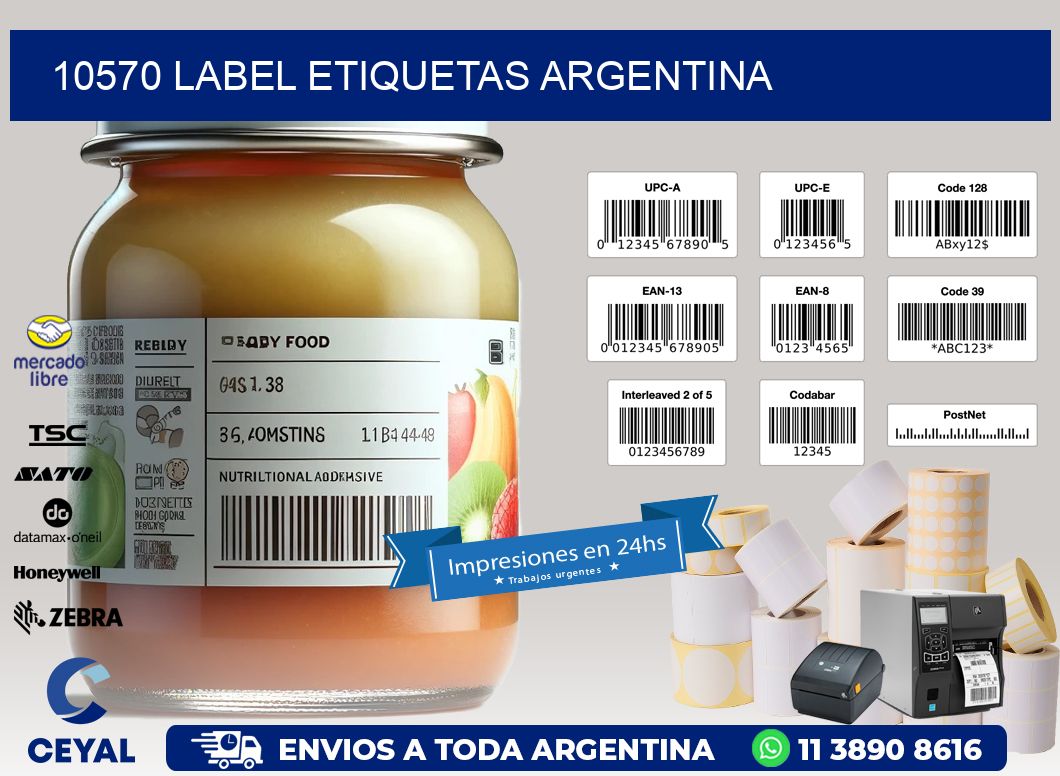 10570 LABEL ETIQUETAS ARGENTINA