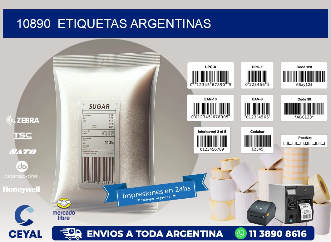 10890  ETIQUETAS ARGENTINAS