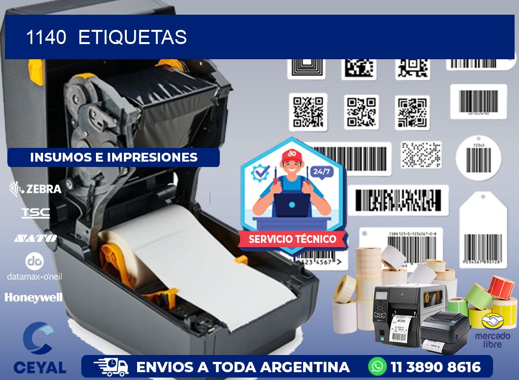 1140  ETIQUETAS