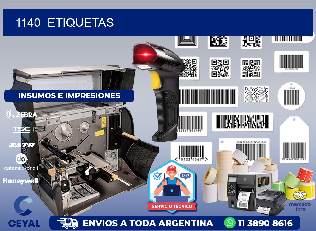 1140  ETIQUETAS