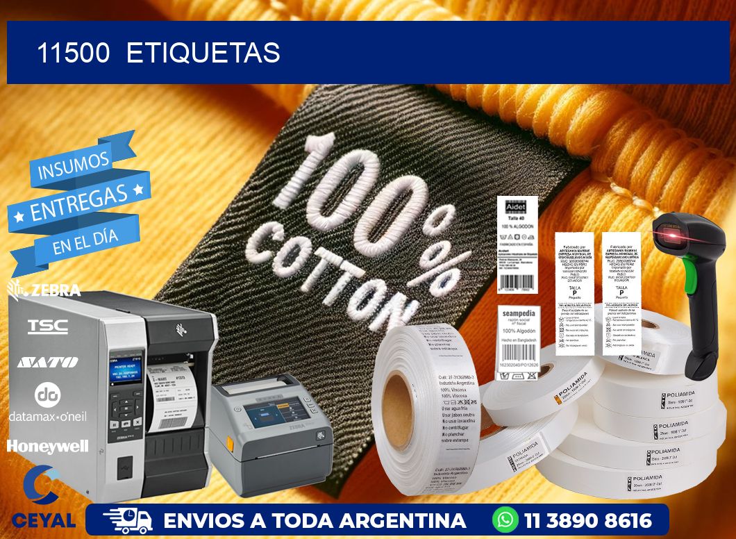 11500  ETIQUETAS