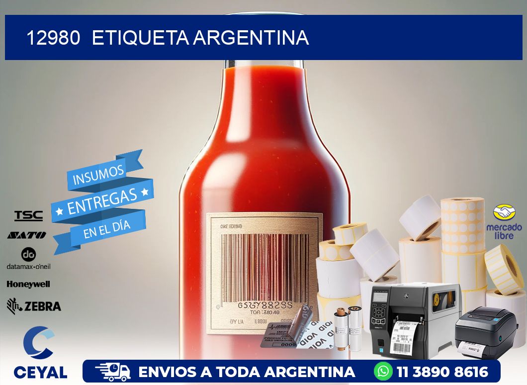 12980  ETIQUETA ARGENTINA