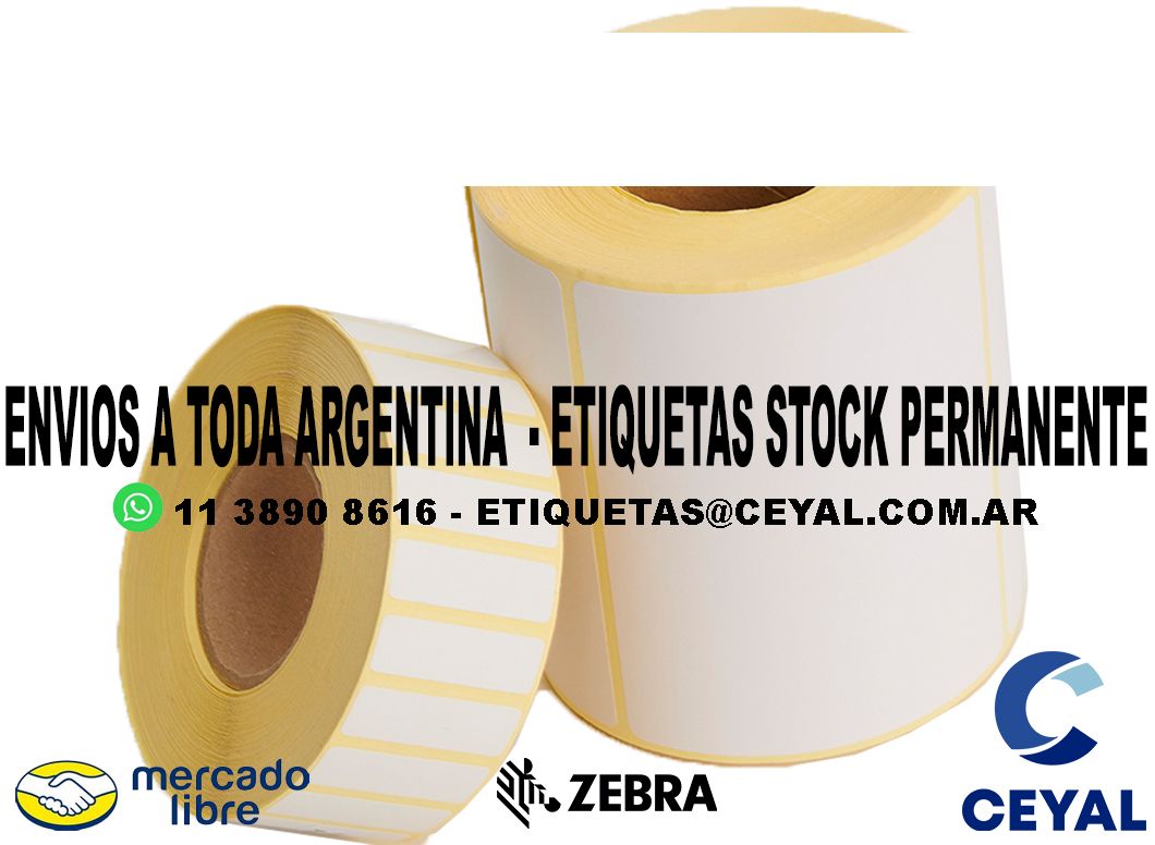1300 ETIQUETAS PAPEL 84 x 81 ENVIOS ARGENTINA