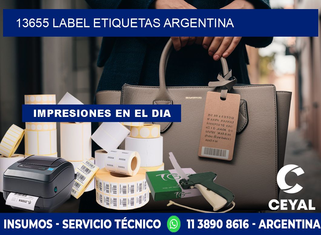 13655 LABEL ETIQUETAS ARGENTINA