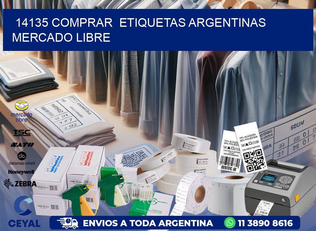 14135 COMPRAR  ETIQUETAS ARGENTINAS MERCADO LIBRE