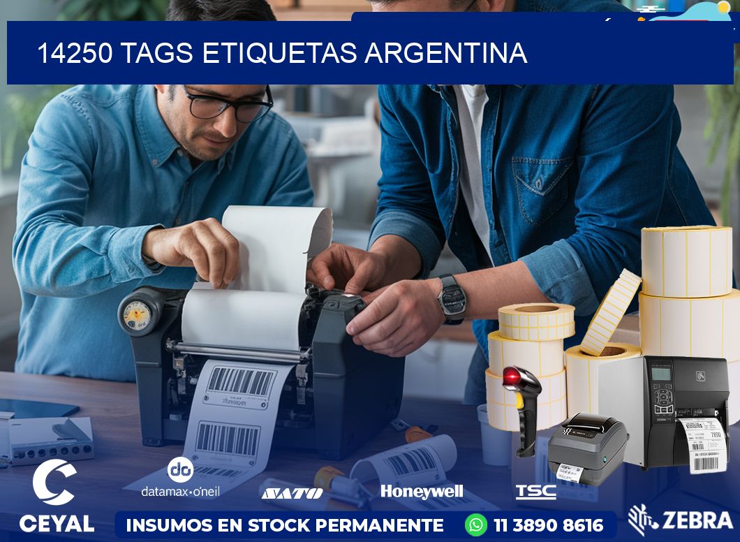 14250 TAGS ETIQUETAS ARGENTINA