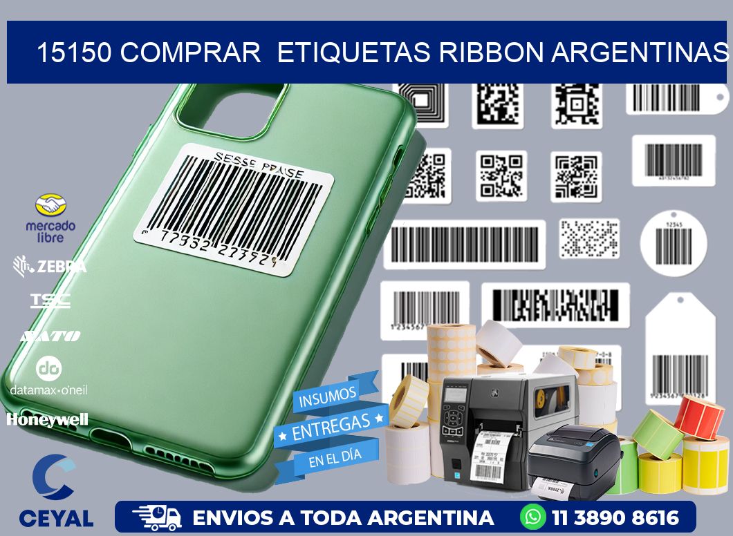 15150 COMPRAR  ETIQUETAS RIBBON ARGENTINAS