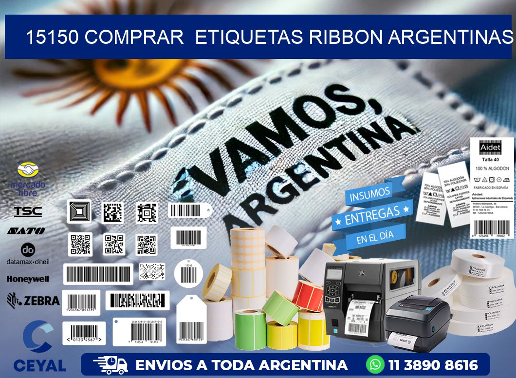 15150 COMPRAR  ETIQUETAS RIBBON ARGENTINAS