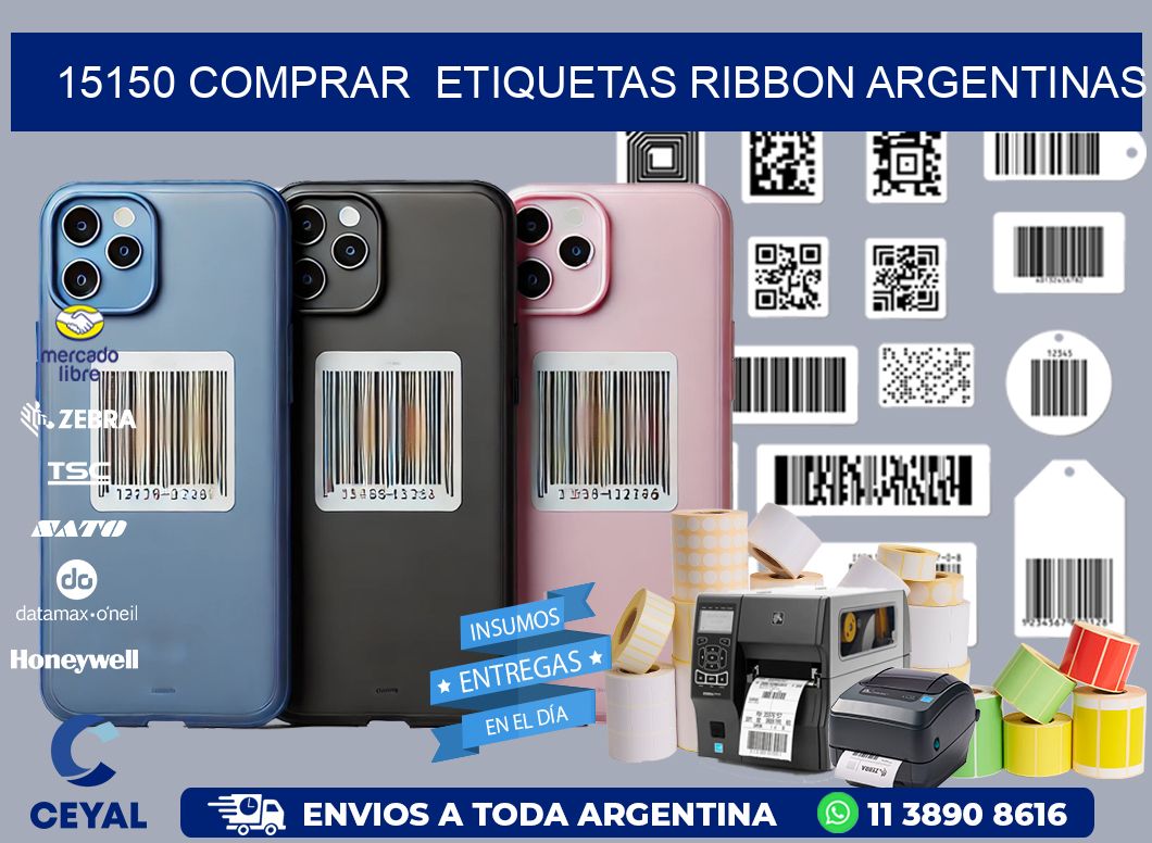 15150 COMPRAR  ETIQUETAS RIBBON ARGENTINAS