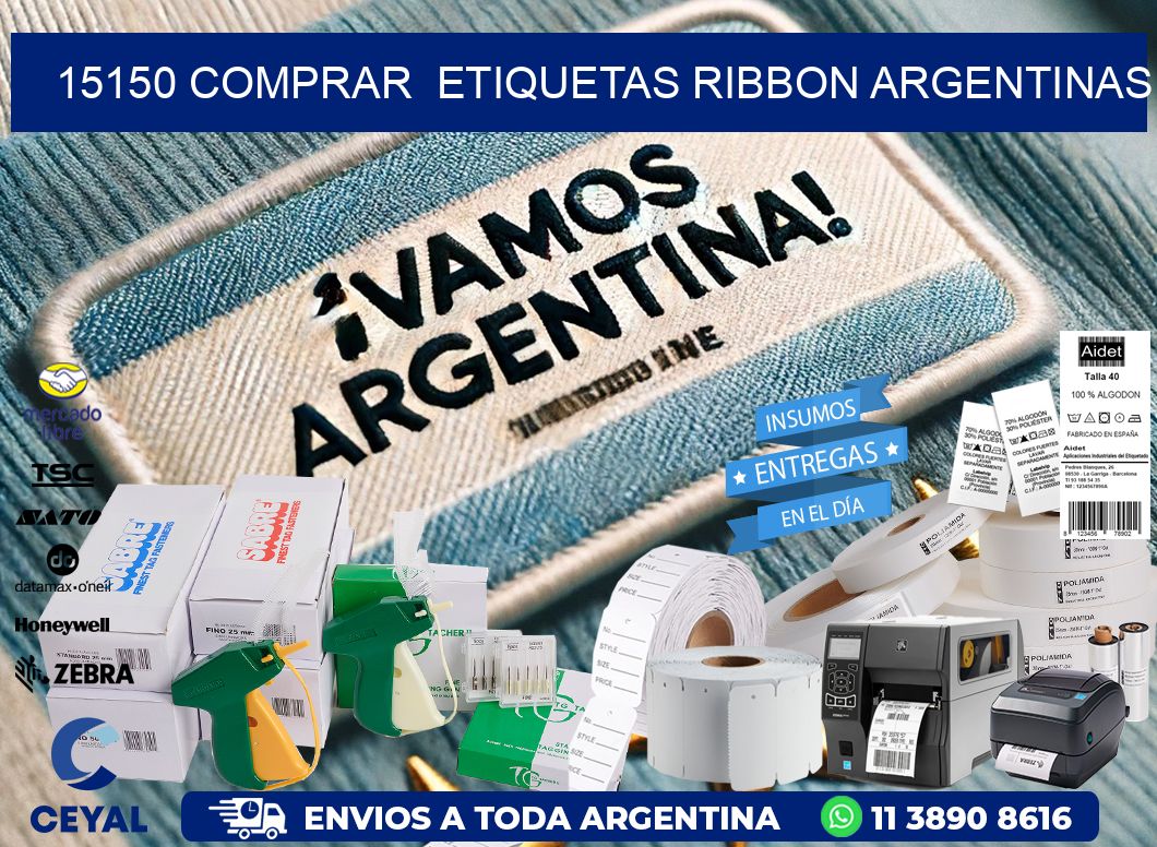 15150 COMPRAR  ETIQUETAS RIBBON ARGENTINAS