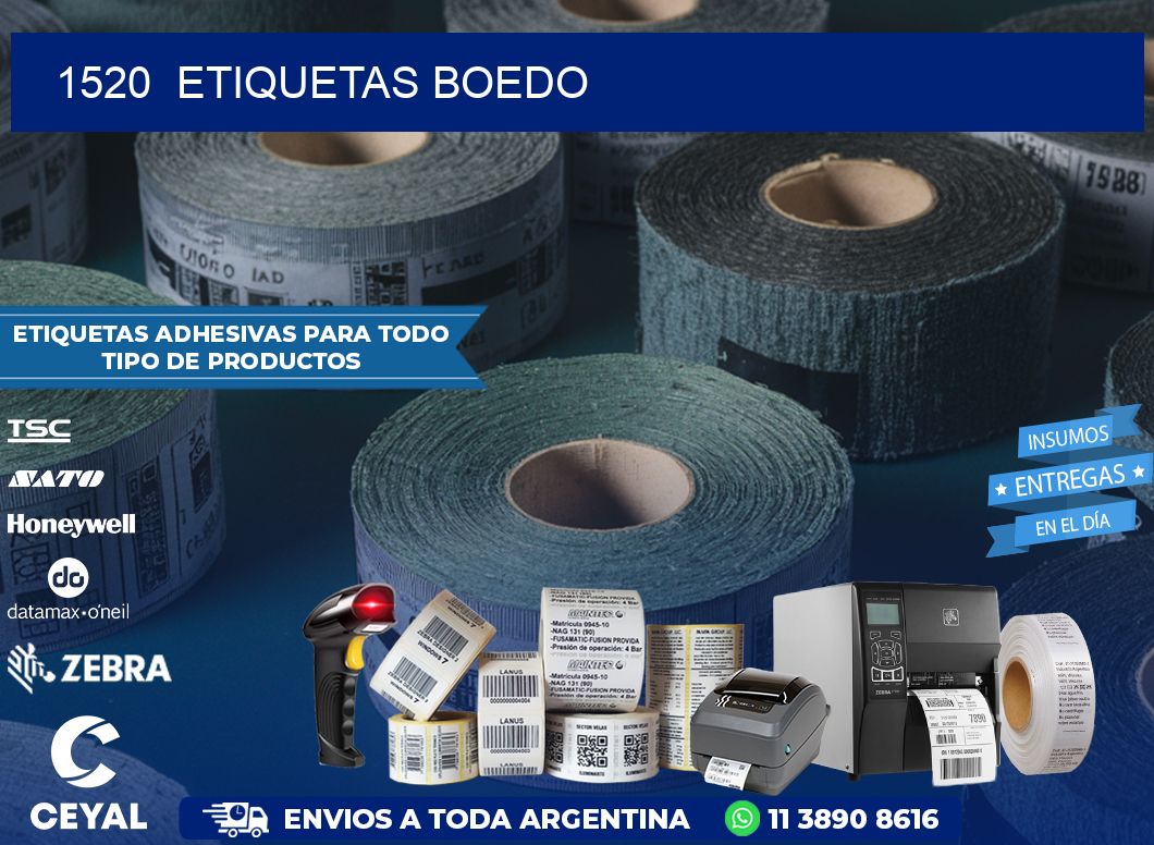 1520  ETIQUETAS BOEDO