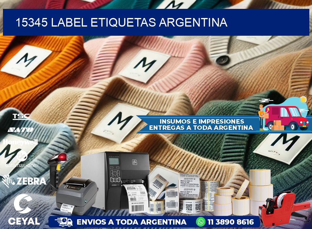 15345 LABEL ETIQUETAS ARGENTINA