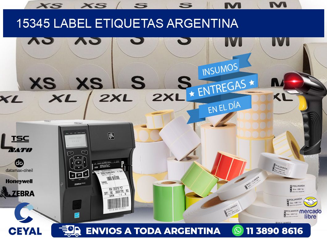 15345 LABEL ETIQUETAS ARGENTINA