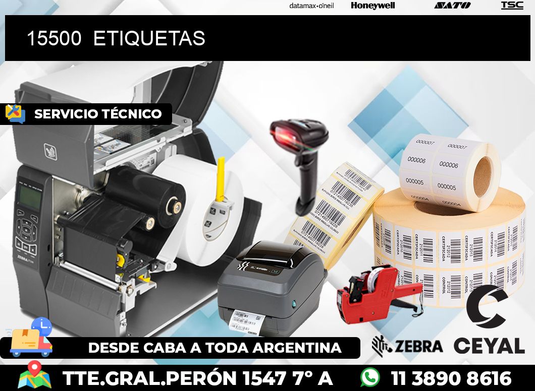 15500  ETIQUETAS